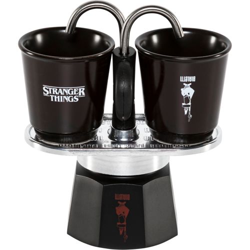 Bialetti Schwarz/Rot Mini Express Set Stranger Things