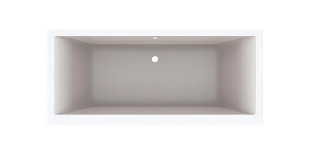 Geberit Ge Renova Plan Rechteckbadewanne Duo 180x80x42cm, Weiß