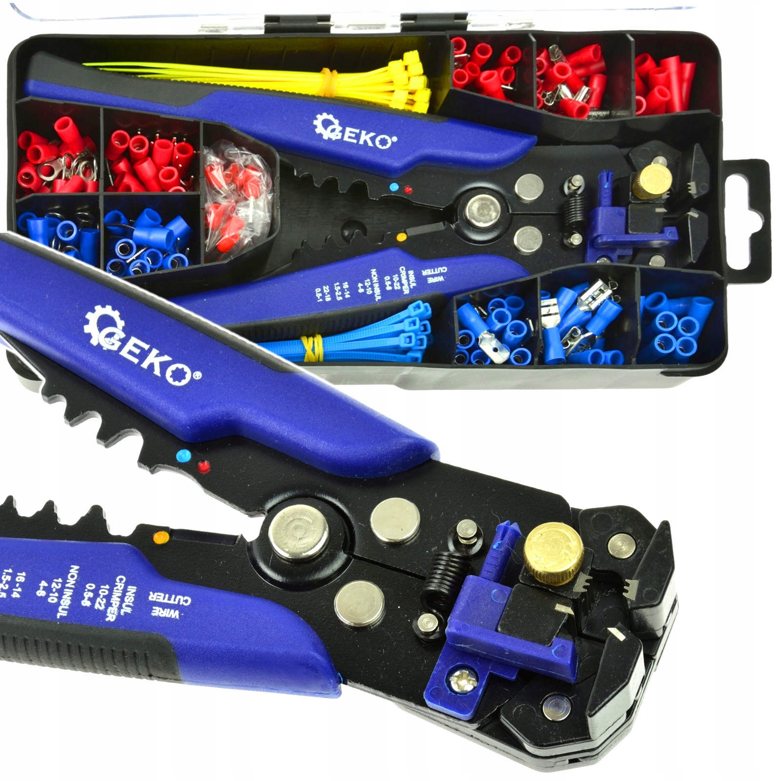 Import Elektrikerwerkzeug Geko G01776 Gehärtete Klingen Ergonomischer Griff