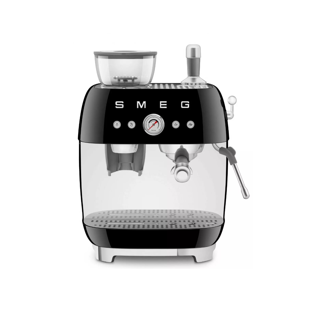 Smeg Schwarz Siebträgermaschine Egf03bleu (Schwarz) - Bild 8