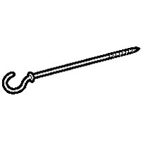 Crochet Pour Suspension De Luminaire Batibox Béton Longueur 105mm Legrand 089575