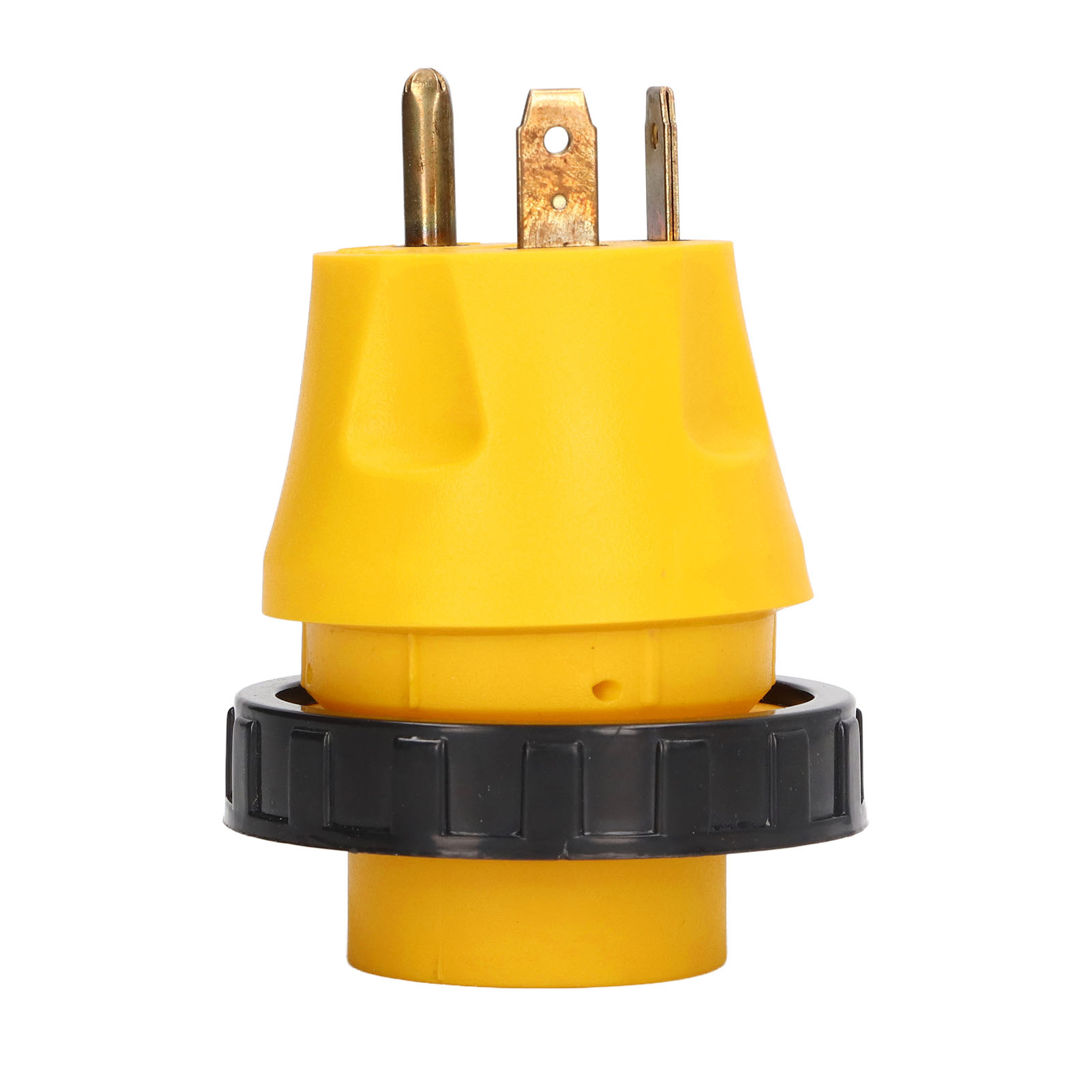 Adaptateur de générateur TT 30P vers L5 30R, fiche 125 V 30 A, bague de verrouillage, laiton et PVC
