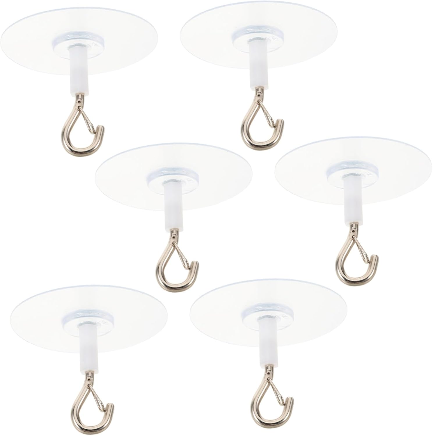 Crochets adhésifs pour plafond, support de moustiquaire dôme, blanc, lot de 6
