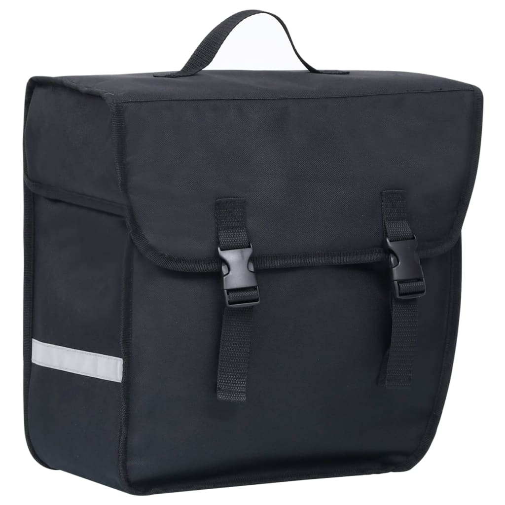 Vidaxl Schwarz Fahrradtasche Für Gepäckträger Wasserdicht 21 L