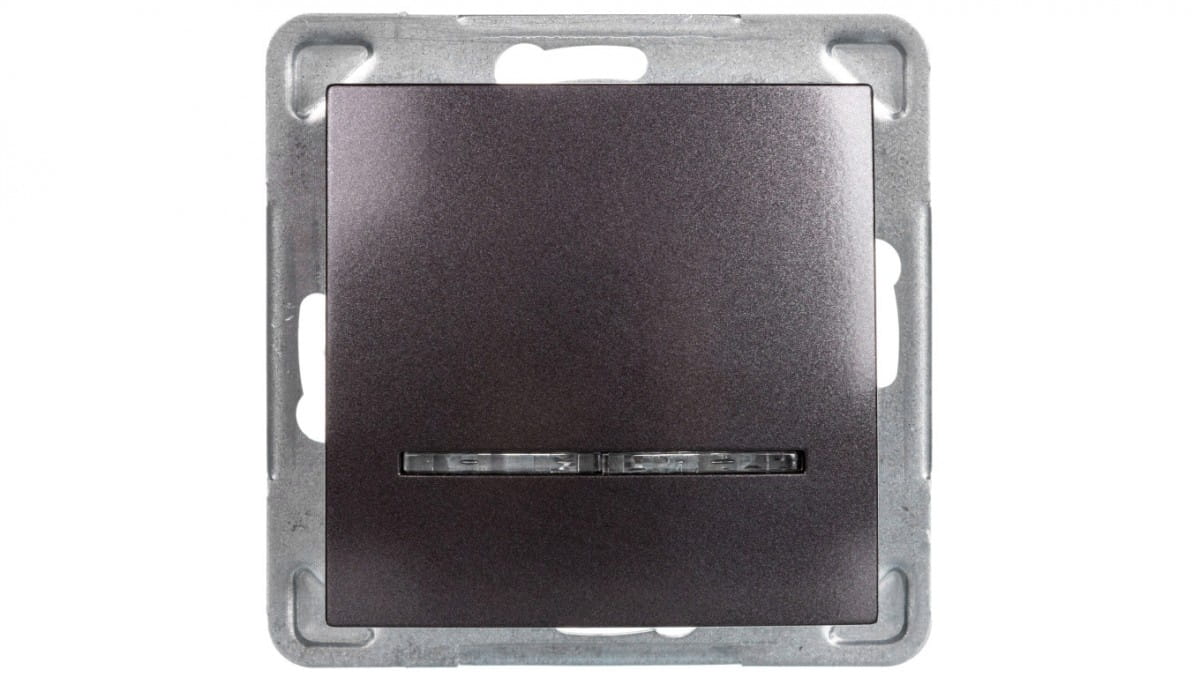Ospel ŁP-1YS/m/50, Schalter + Taster, Grau - Bild 3