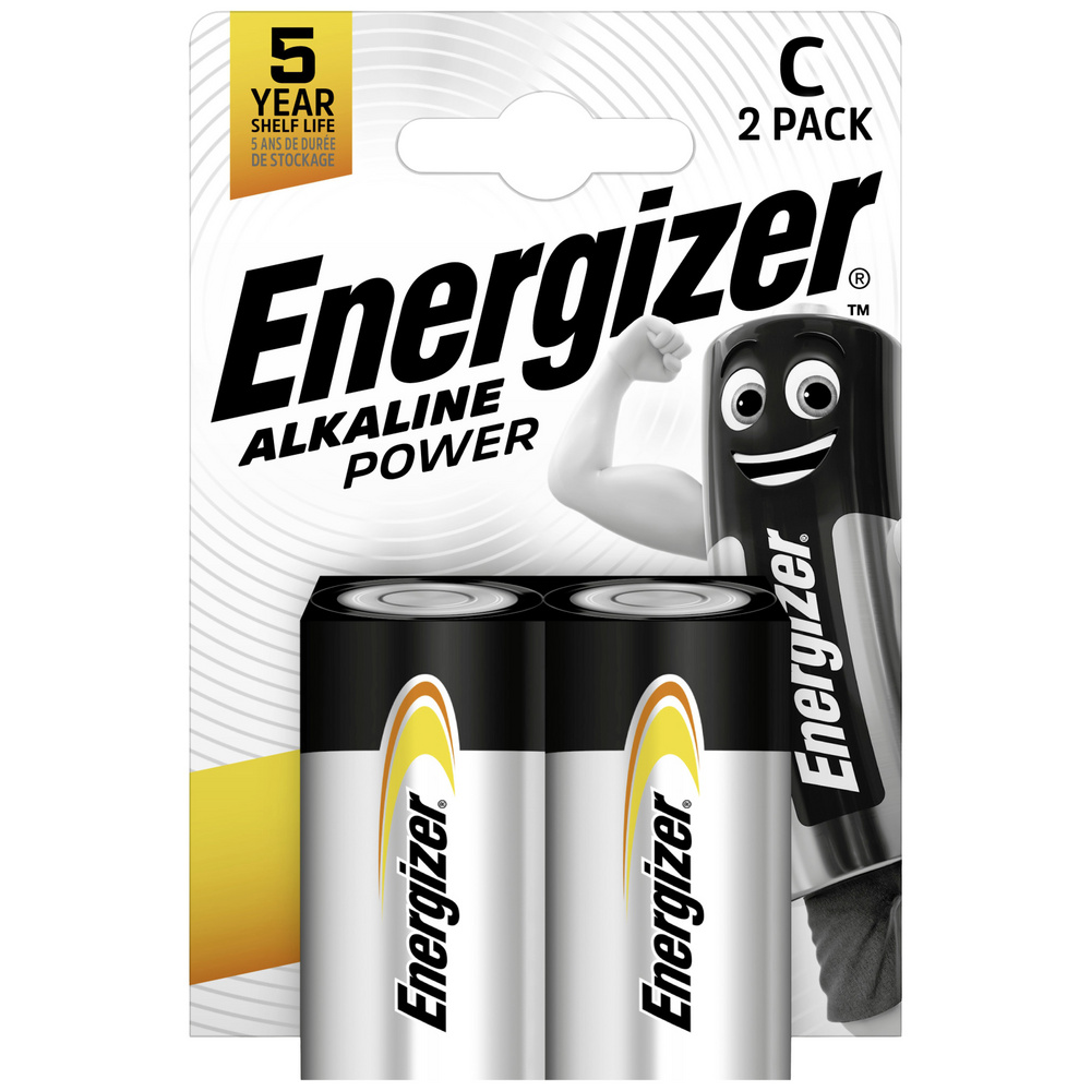 Energizer Power Lr14 Baby (C)-Batterie Alkali-Mangan 1.5 V 2 St.