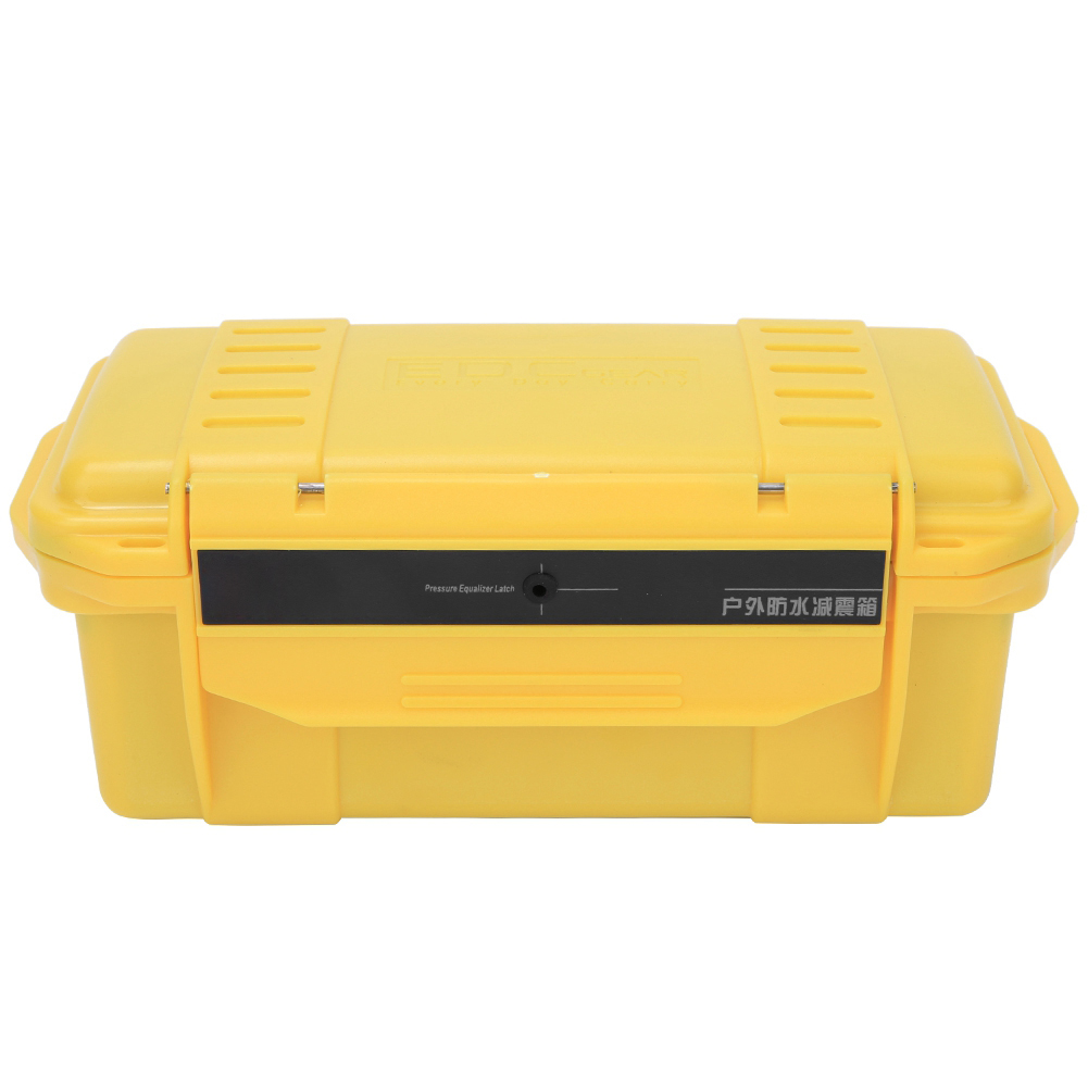 Boîte à outils étanche antichoc en ABS renforcé, mousse amortissante, jaune