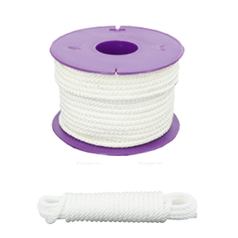 Drizza Viso In Polipropilene Bianco Ø3 Mm Venduta Al Metro Dsa282nb