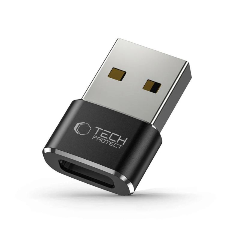 Oem Schwarz Tech-Protect Ultraboost Usb-Auf-Typ-C-Adapter