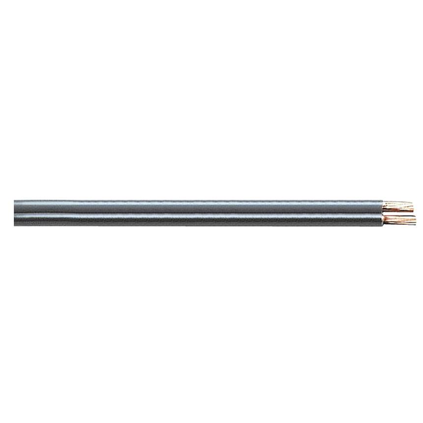 Elektrisches Kabel Transmedia Kl1-10 2x0.75 Mm² Grau