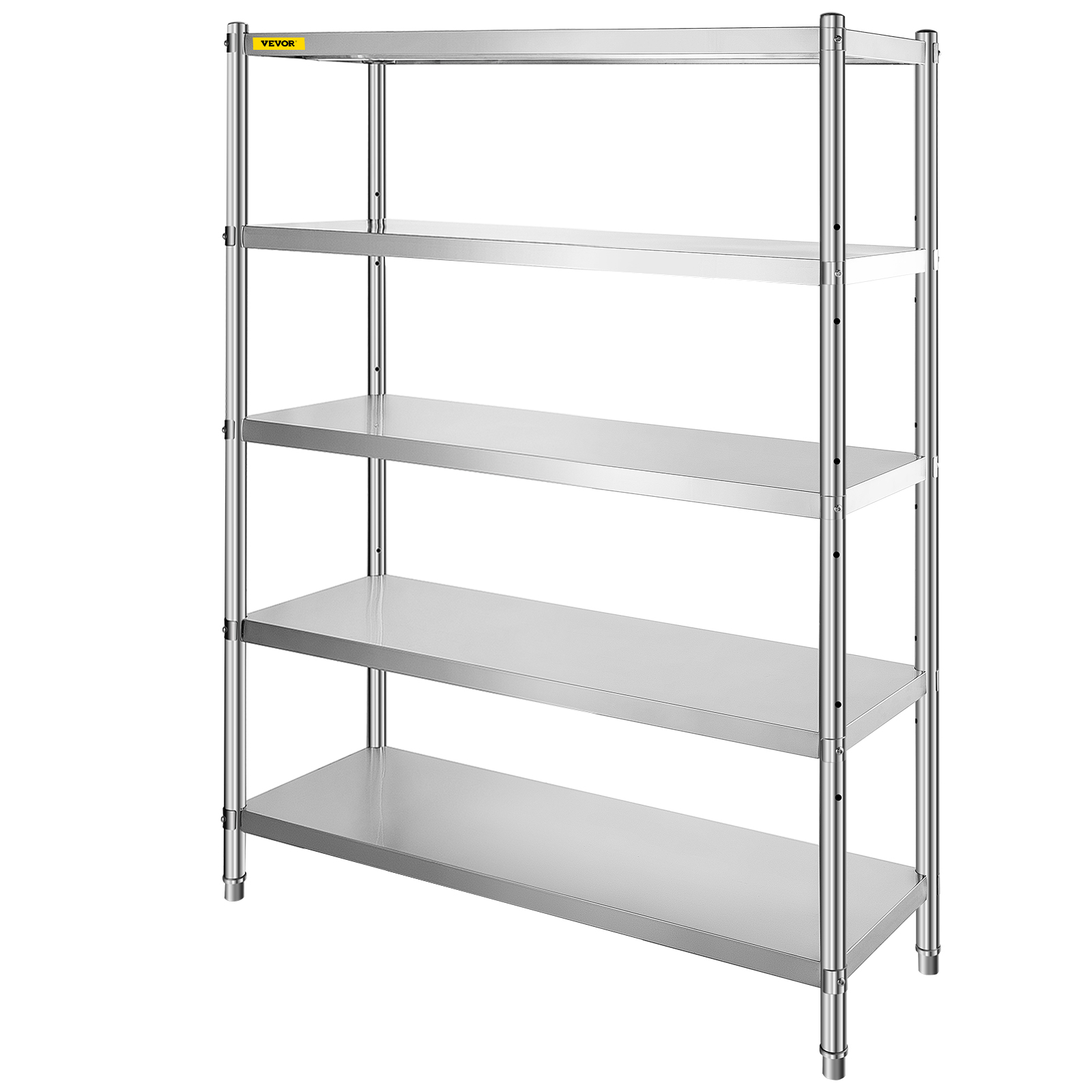 Etagere De Cuisine Inox 1200x455x1830 Mm Table Rangement Cuisine 5 Etage Universelle Etagere A Epices Professionnelle - Vevor