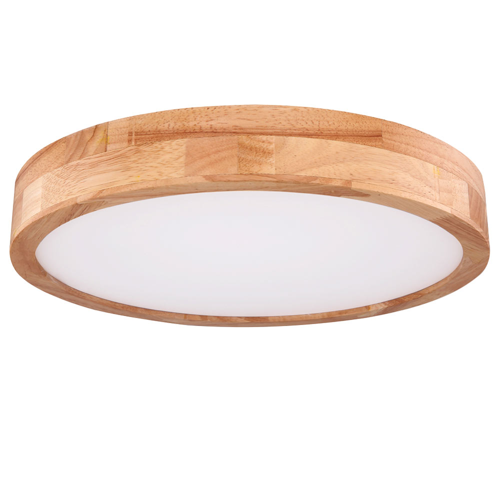 Globo Lighting Deckenleuchte ¦ holzfarben ¦ Maße (cm): B: 40 H: 10,5 T: 40.0 Lampen & Leuchten > Deckenlampen - Sconto - Bild 3