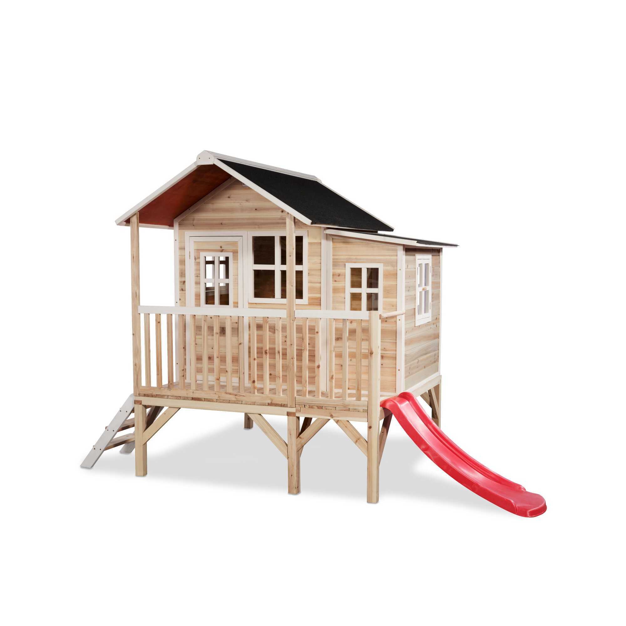 EXIT Toys Spielturm »Loft Spielhäuser«, BxHxT: 190 x 215 x 322 cm, natur - Image 3