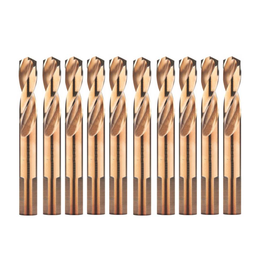 Lot de 10 forets hélicoïdaux HSS co extra-court 3 méplats · Ø 1,5 mm — photo de l’offre ManoMano