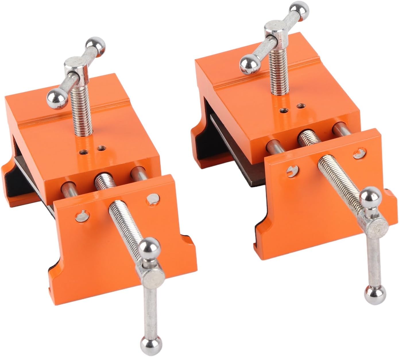 Serre-joint pour meubles en aluminium et acier, protection anti-rayures, lot de 2