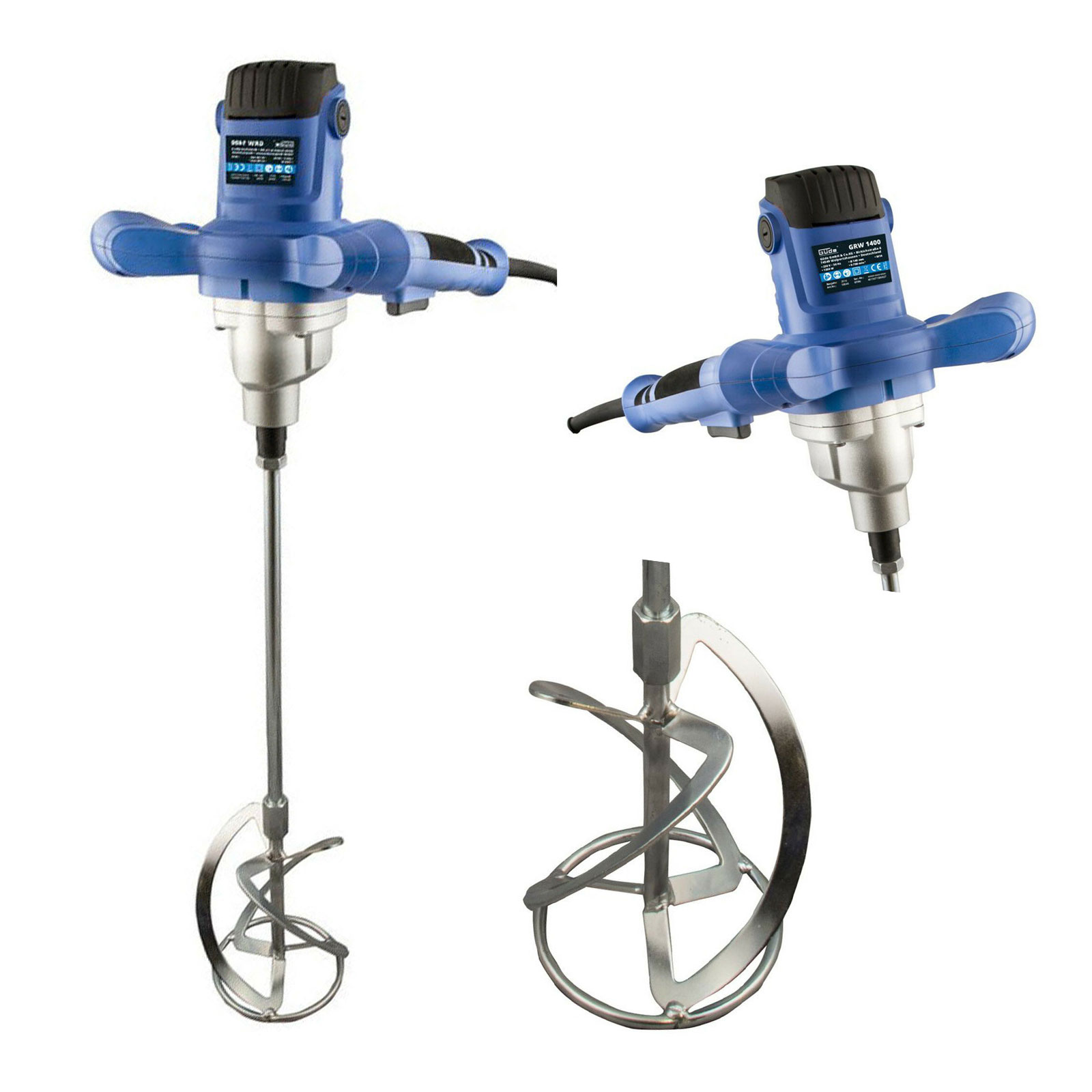 Güde Blau Rührwerk + Mörtelrührer, Grw 1400 (Farbrührer + Mörtelrührer) - Image 3