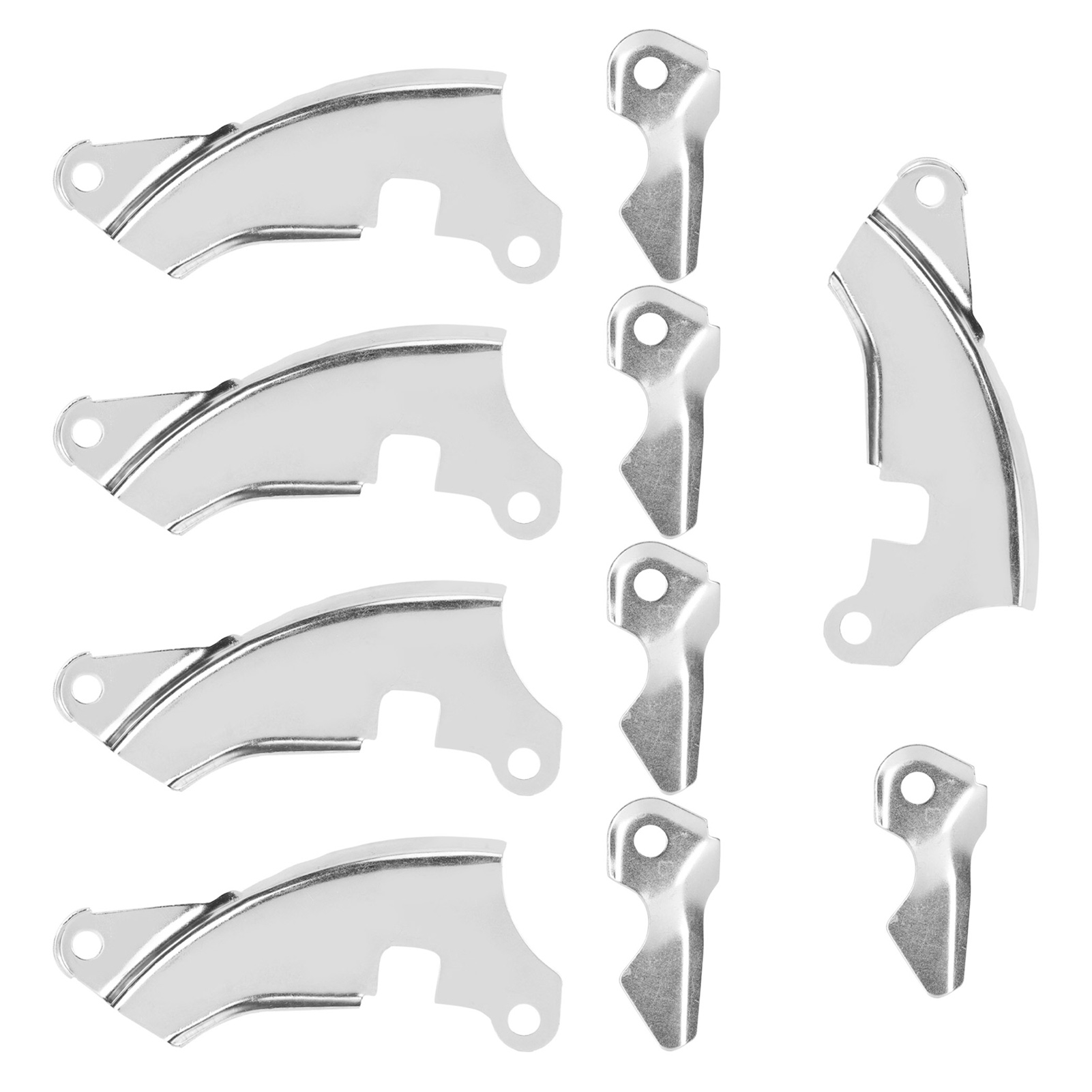 Assiettes latérales de démarreur compatibles 168F GX160 170F GX200, en fer, lot de 5 jeux