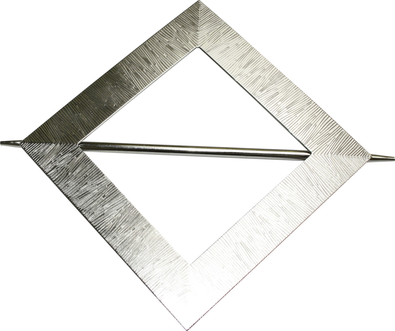 Gardinia Raffhalter für Vorhänge 14,5 x 14,5 cm edelstahl-optik - Image 2