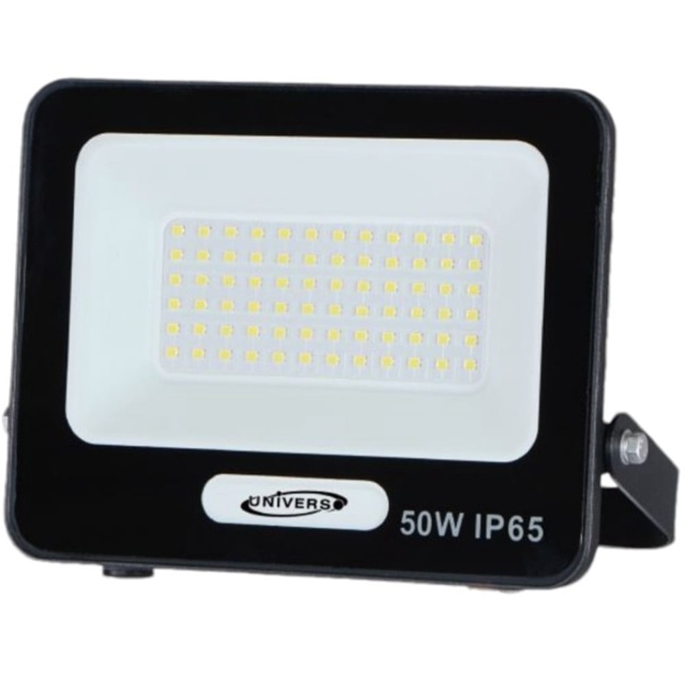 Trade Shop - Faro Proiettore Smd Led Floodlight 50 W Slim Ip65 Luce 3000k 4000k 6500k Ek05-50w - Nero-bianco Naturale -