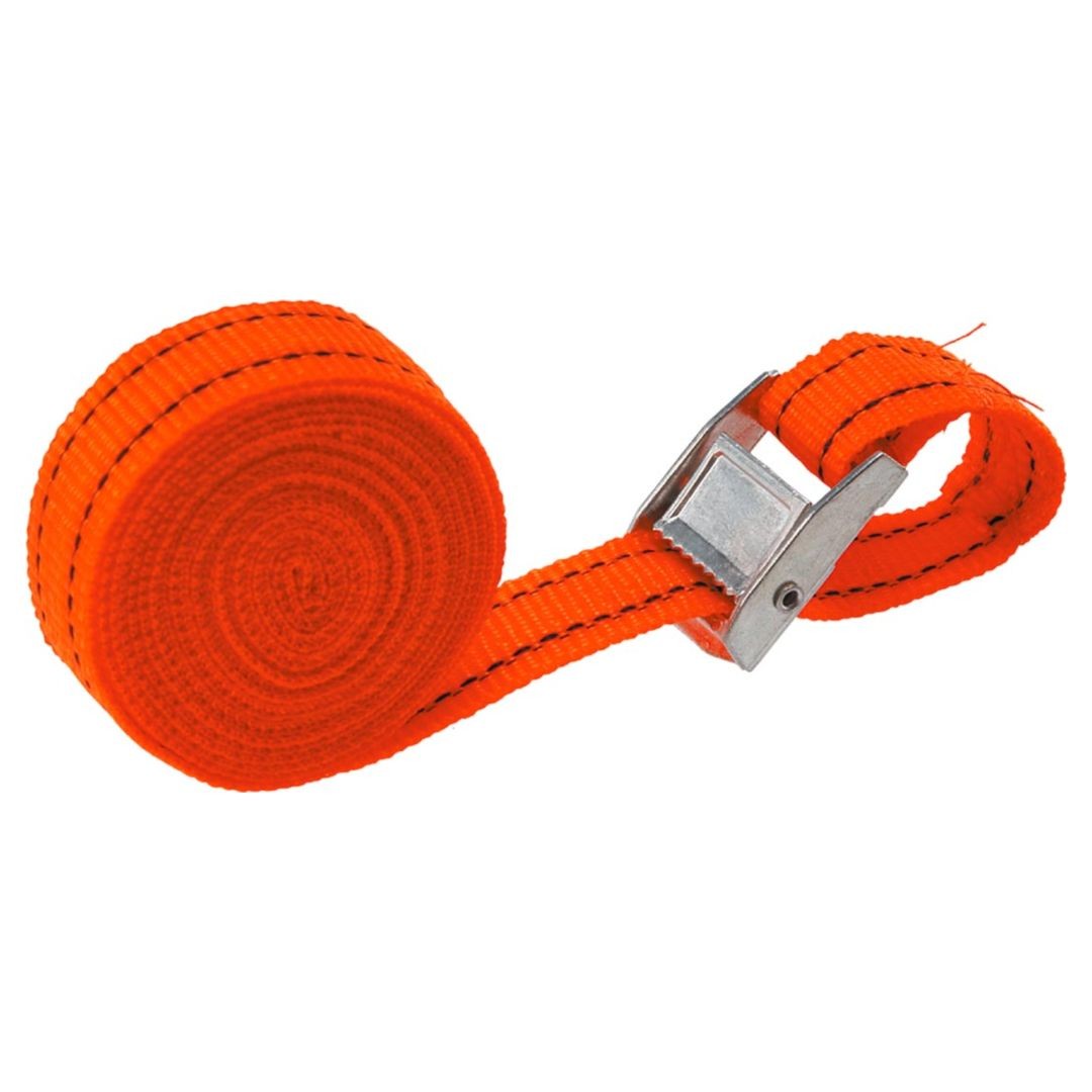 Tresice France Orange Gepäckgurte 2,5 M X 25 Mm, 2 Stück.