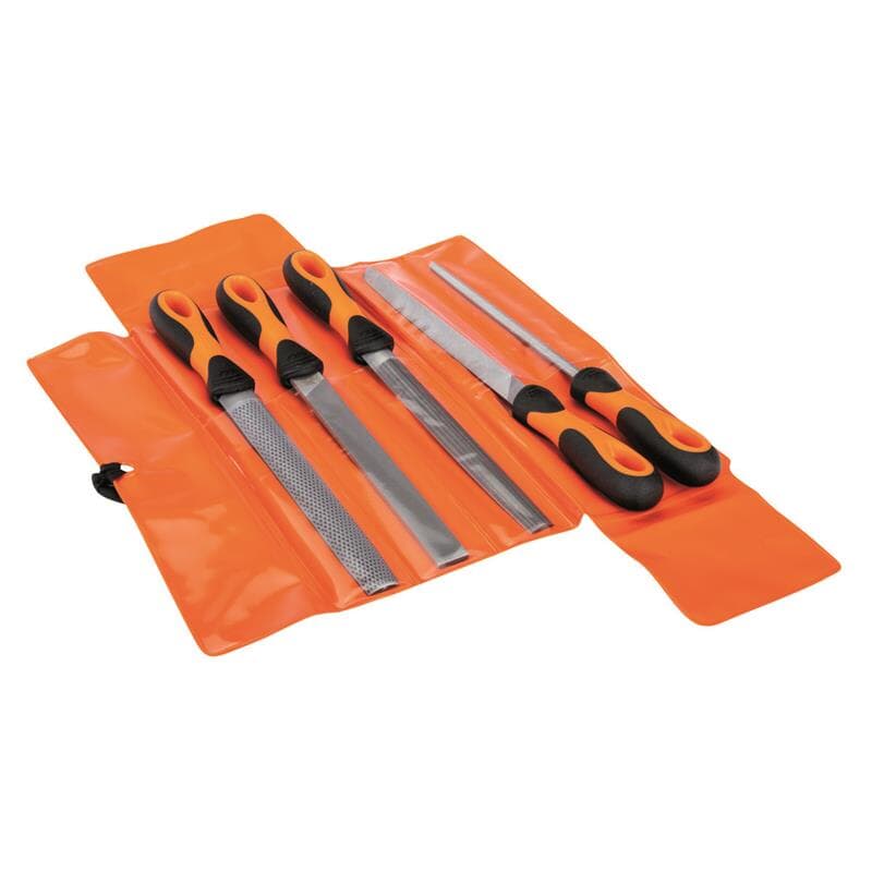 Bahco 1-477-08-2-2 Feilensatz, Ergo, 5-Tlg, 200 Mm, Hieb 2 1 Set