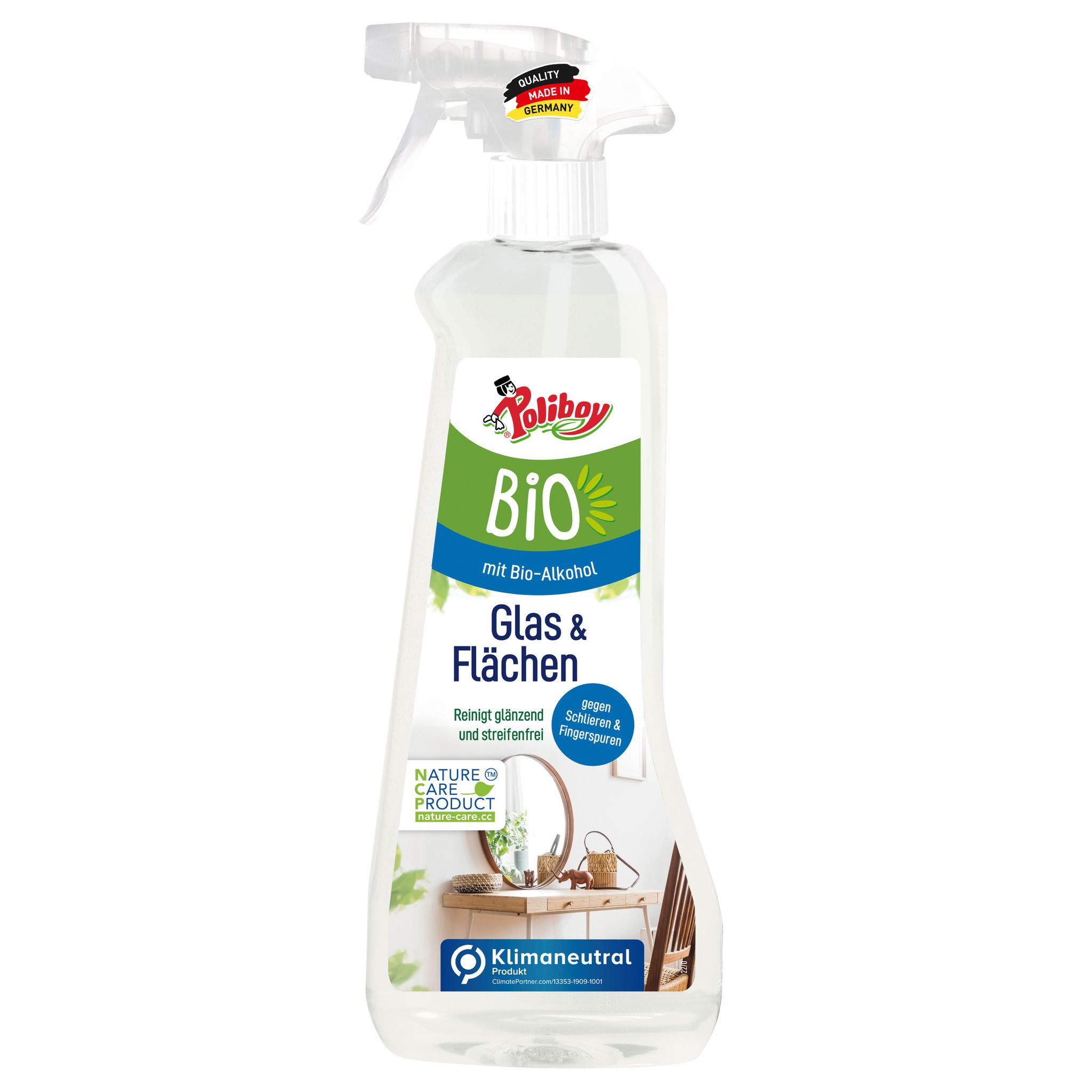 Bio Glas Und Flächenreiniger 500 Ml Reiniger - Poliboy