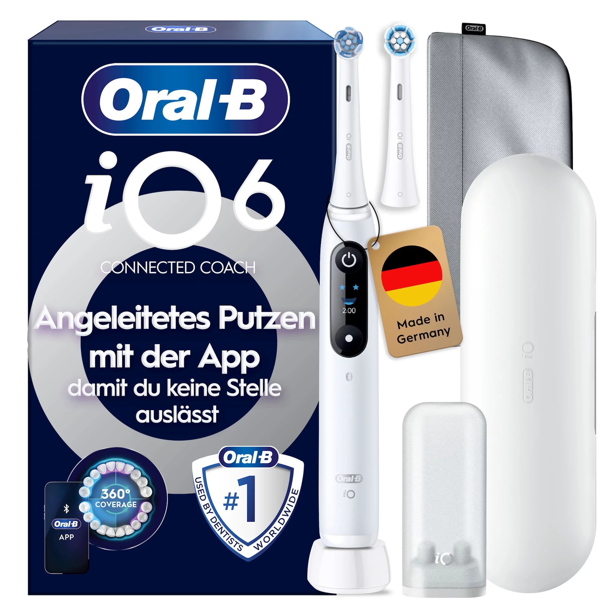 Oral-B Weiss Elektrische Zahnbürste, Io Series 6 - Image 3