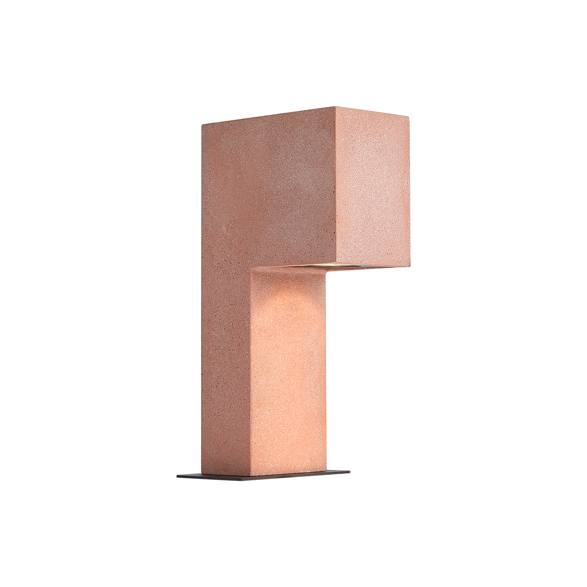 Qazqa Farola Moderna de Exterior Terracota 35cm IP44 - Pompei