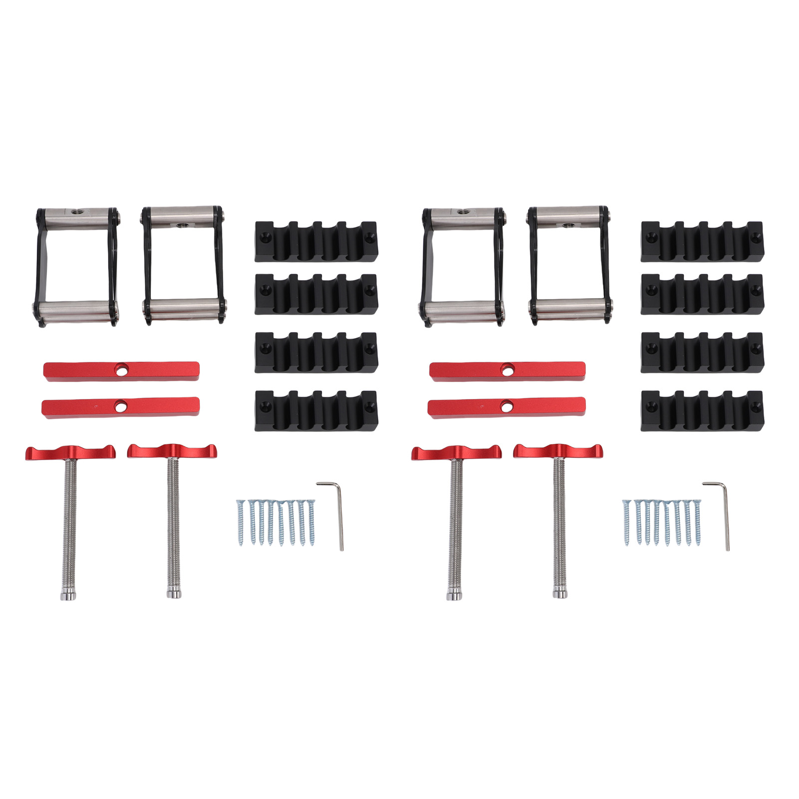 Pince de serrage 4 voies en alliage d'aluminium, serrage d'angles pour panneaux et fabrication de meubles