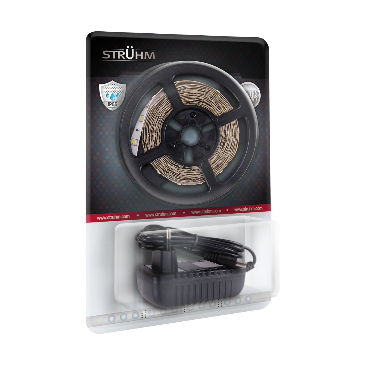 Striscia Led Di Ultima Generazione 3m 180 6500k Ip65 Con Alimentatore