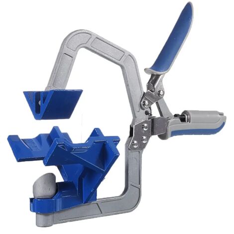Pince d'angle 90° auto-réglable en acier inoxydable et alliage d'aluminium, longueur 24 cm, serrage 25,4 mm, 1 pc