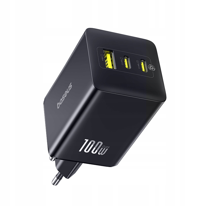 Baseus EnerFill FE11 100W Wall Charger 2 x USB-C USB-A - Black - Bild 6