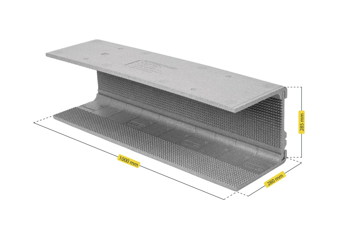 Schellenberg Rollladenkasten-Dämmung, 3 Tlg., Zum Nachrüsten - Image 4