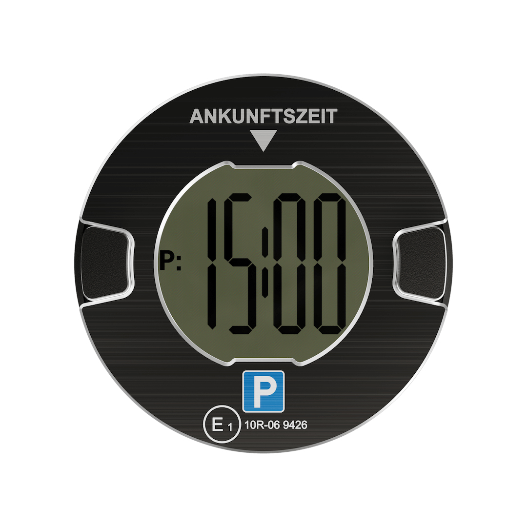 OOONO® Park elektrische Parkscheibe fürs Auto I vollautomatische Parkuhr schwarz - Image 6