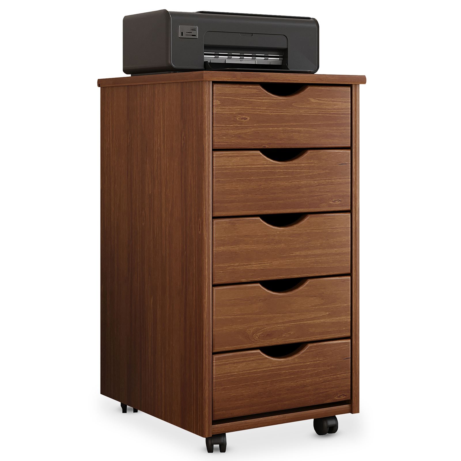 Caisson De Bureau Lagos L 35 Cm, En Bois - Coloris Brun Foncé