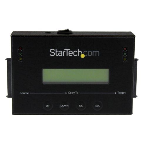 Startech Schwarz .Com 2,5 / 3,5" Sata / Ssd Festplatten Duplikator / Eraser Mit 14 Gb/S Duplizier-Geschwindigkeit