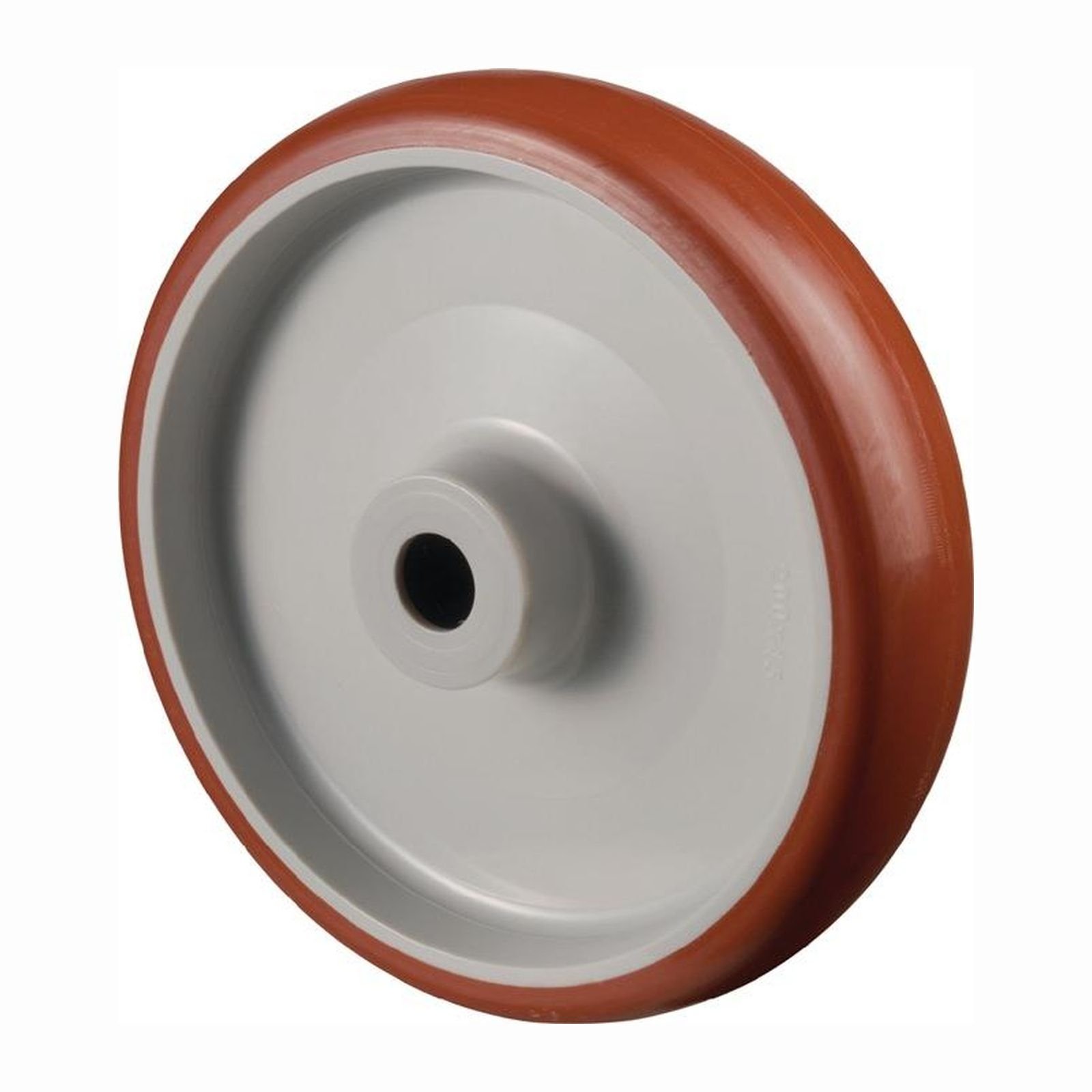 Bs Rollen Ersatzrad Rad-ø 150 Mm Tragfähigkeit 280 Kg Polyurethan, Rot Achs-ø 15 Mm Nabenlänge 44 Mm