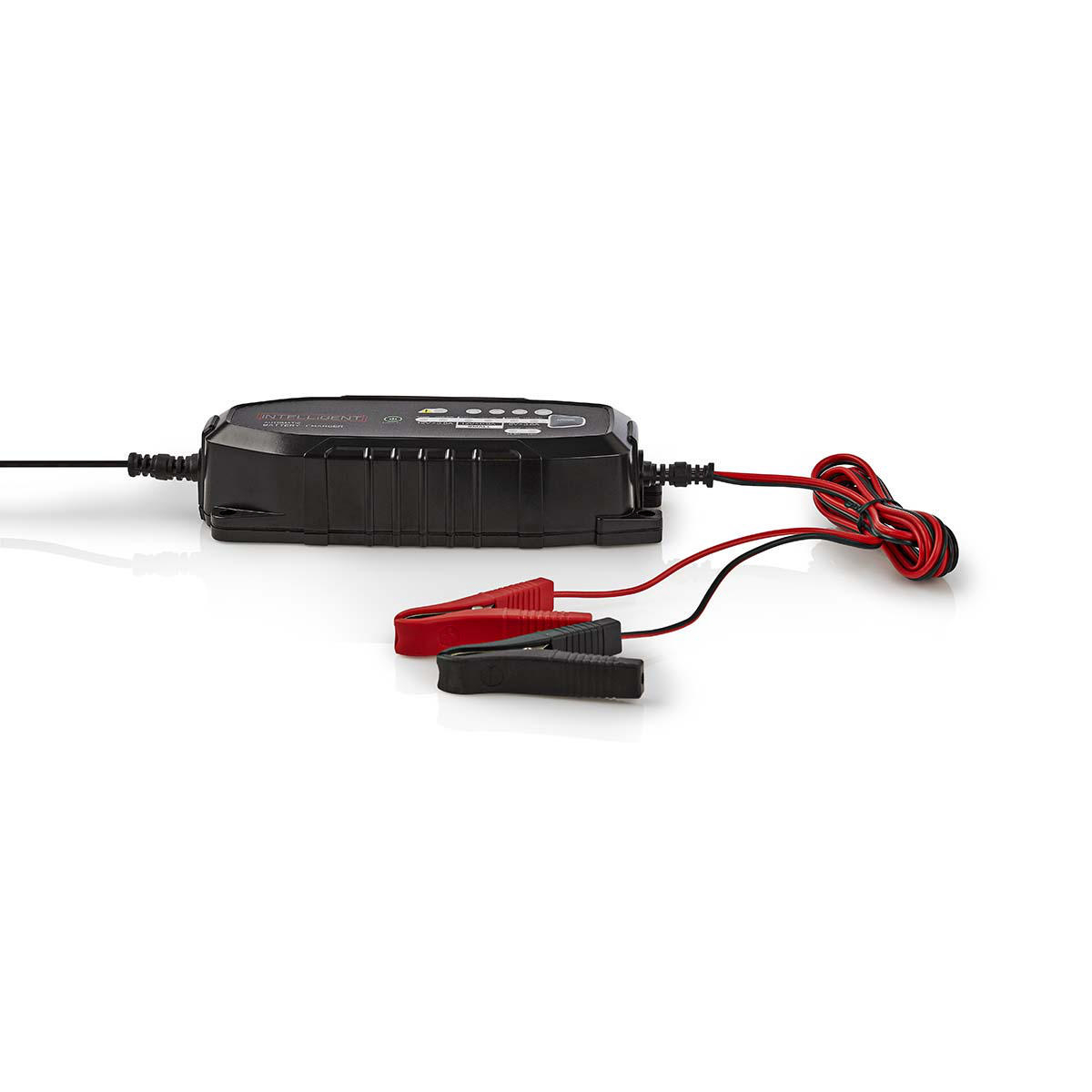 Nedis Schwarz Autobatterie Ladegerät, Blei-Saeure-Batterie-Ladegerät 6 Vdc 12 12.8 3.80 A Ladeerhaltung (3.80 A, 6V) - Bild 3