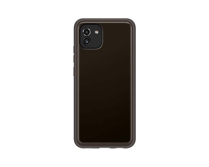 Samsung Schwarz Schutzhülle Für Galaxy A03 Soft Clear Cover