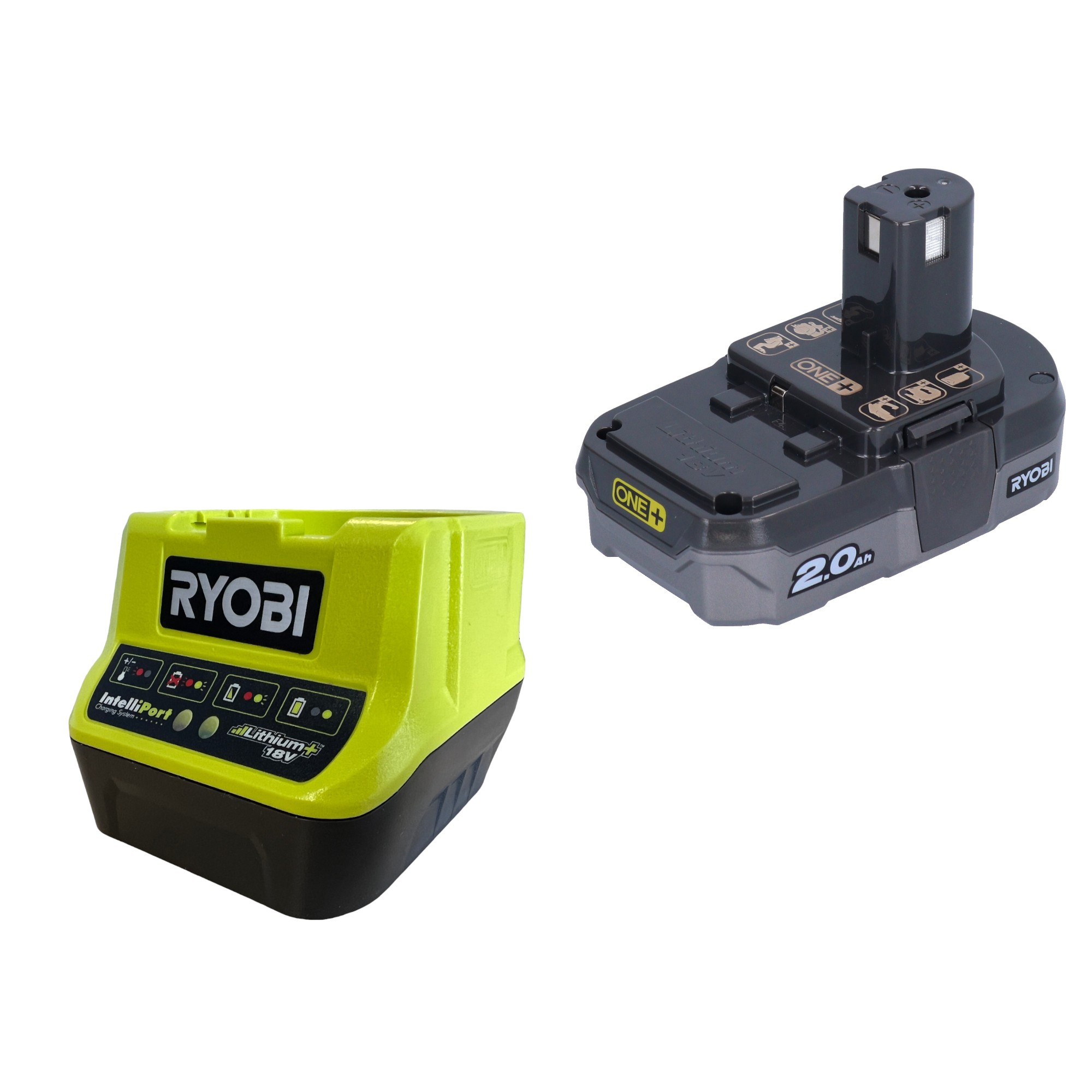 Ryobi RC18120-120 Starterset 18V, 2.0Ah Akku + Ladegerät - 5133003 NEU - Image 5