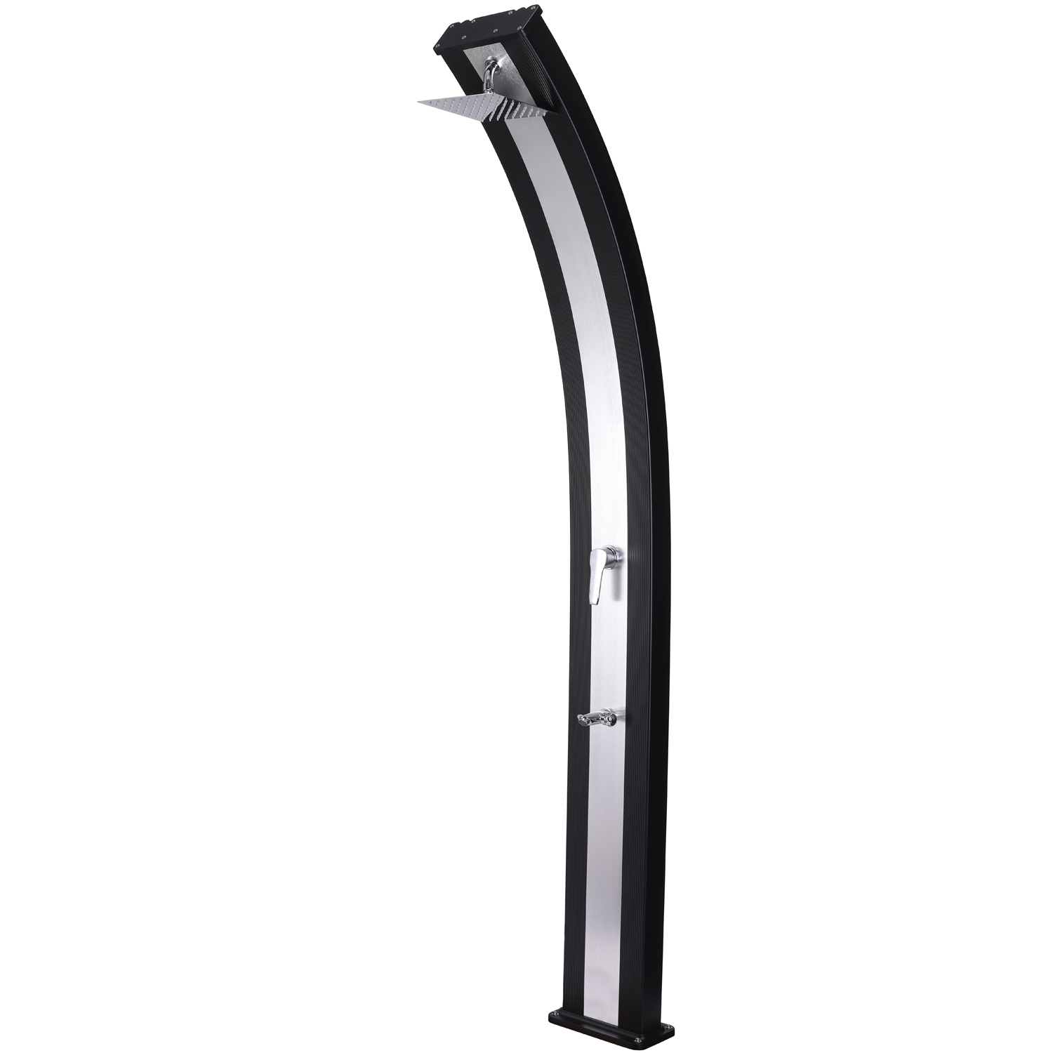 Steinbach Solardusche Slim Line Duo Schwarz Solardusche 9008748049047