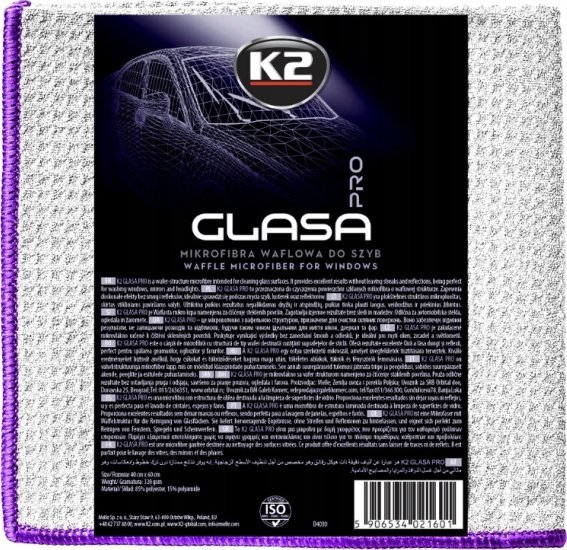 Coco Reinigungszubehör K2 Glasa Pro Langlebig Hohe Saugfähigkeit
