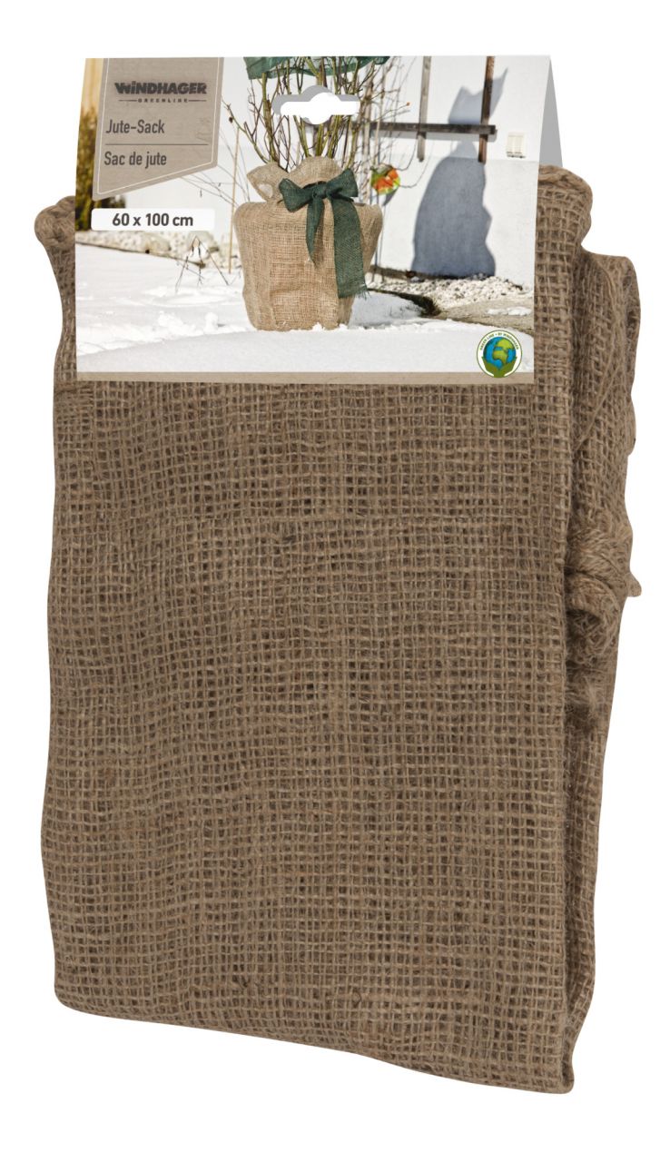 Windhager Jute-Sack 60 x 100 cm, natur - Image 3