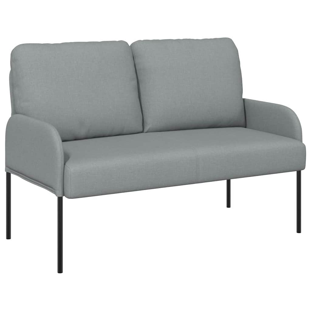 Sofas With Cushion 110cm Light Grey Plywood Vidaxl