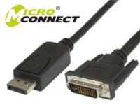 Microconnect Schwarz Displayport 1.2 - Dvi-D Kabel 3M