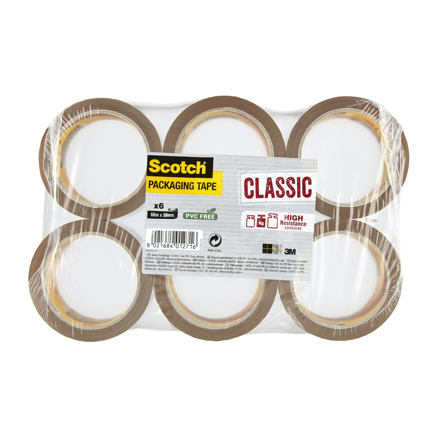 Scotch Braun Klebeband 3M 50 Mm 66 M