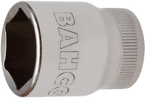Bahco 1/2-Steckschlüssel-Einsatz, Sechskant, 12 Mm, Hochglanzpoliert