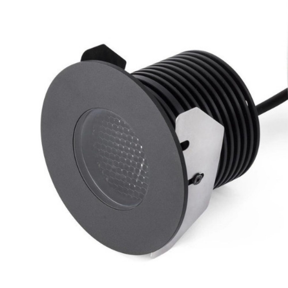 Faro Barcelona Schwarz - Grund Led Einbauleuchte 7W 70736