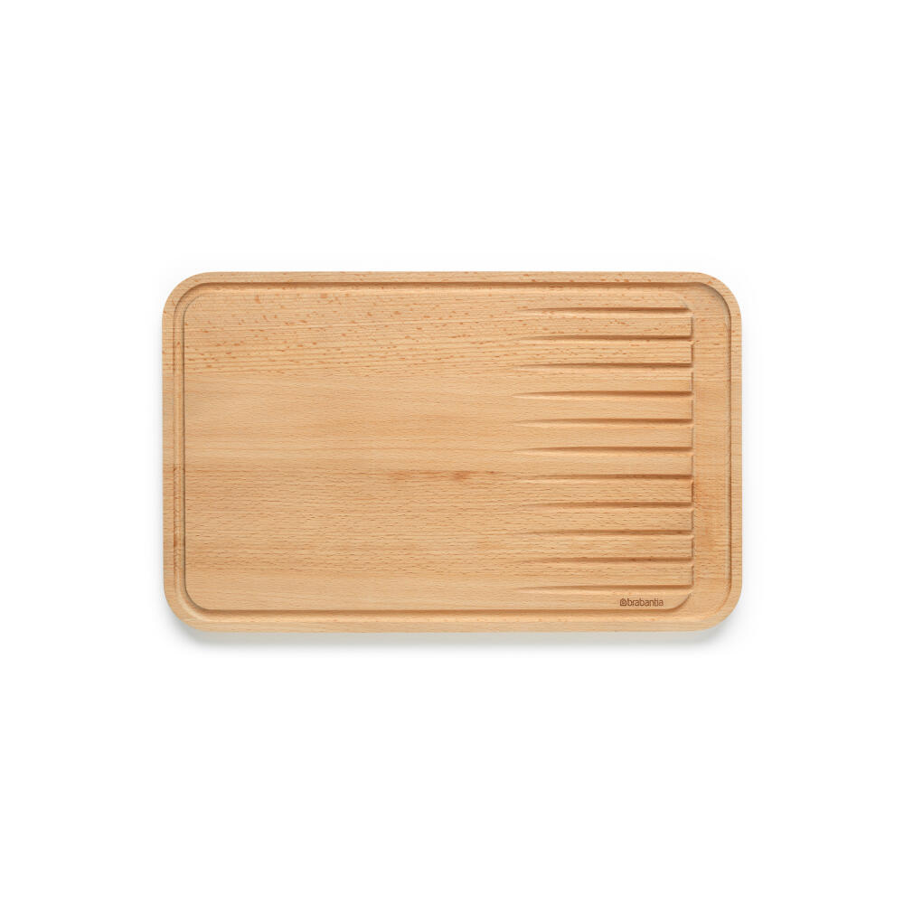 Braun Brabantia Elegante Schneidebrett Aus Natürlichem Holz 25X40 Cm - Bild 3