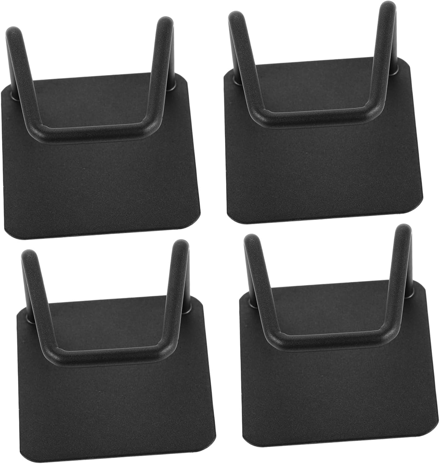 Support mural pliable pour balance, métal, noir, lot de 4